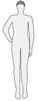 Front view body image