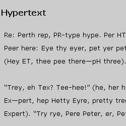 Frequently Asked Questions about 'Hypertext'